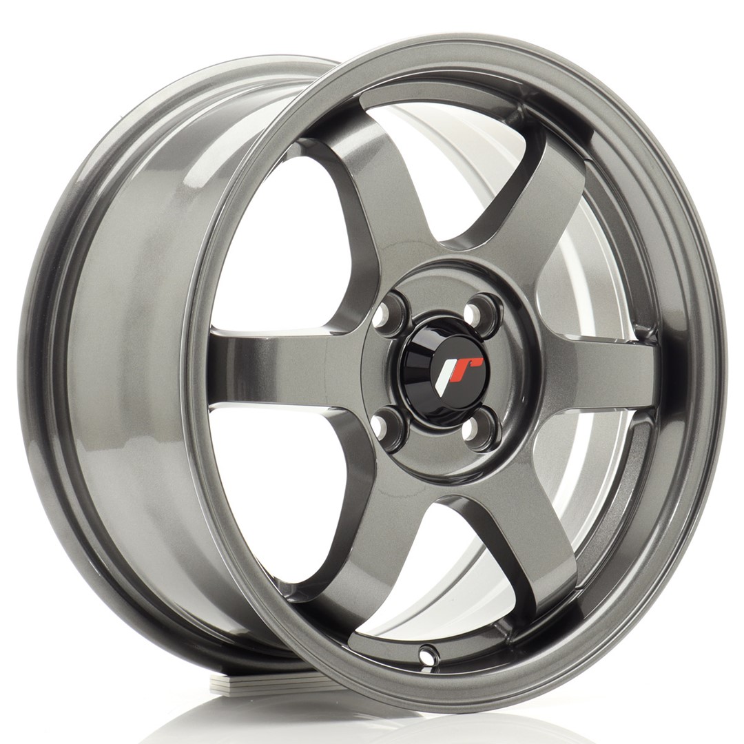 JR Wheels JR3 15x7 ET25 4x100 Gun Metal Alloy Wheel