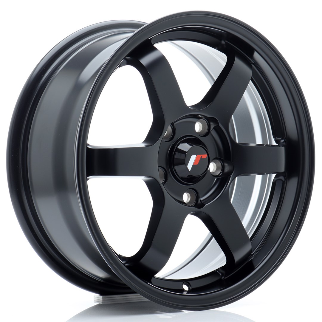JR Wheels JR3 16x7 ET25 4x108 Matt Black Alloy Wheel
