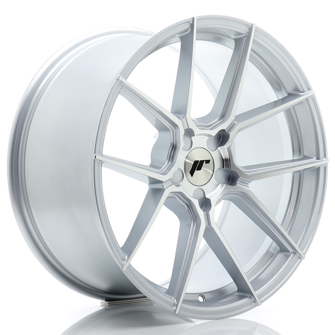 JR Wheels JR30 19x9 ET20-40 5H BLANK Silver Machined Face Alloy Wheel