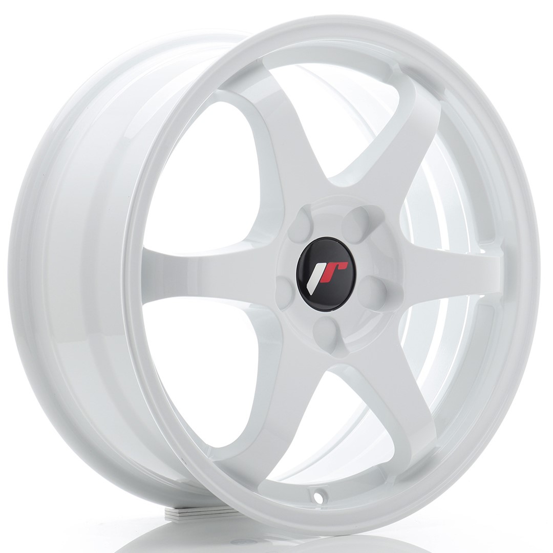 JR Wheels JR3 17x7 ET20-42 5H BLANK White Alloy Wheel