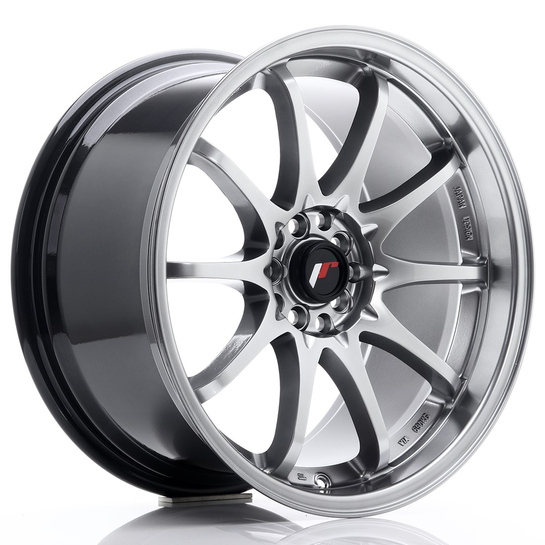 JR Wheels JR5 18x9,5 ET38 5x100/114,3 Hyper Black Alloy Wheel