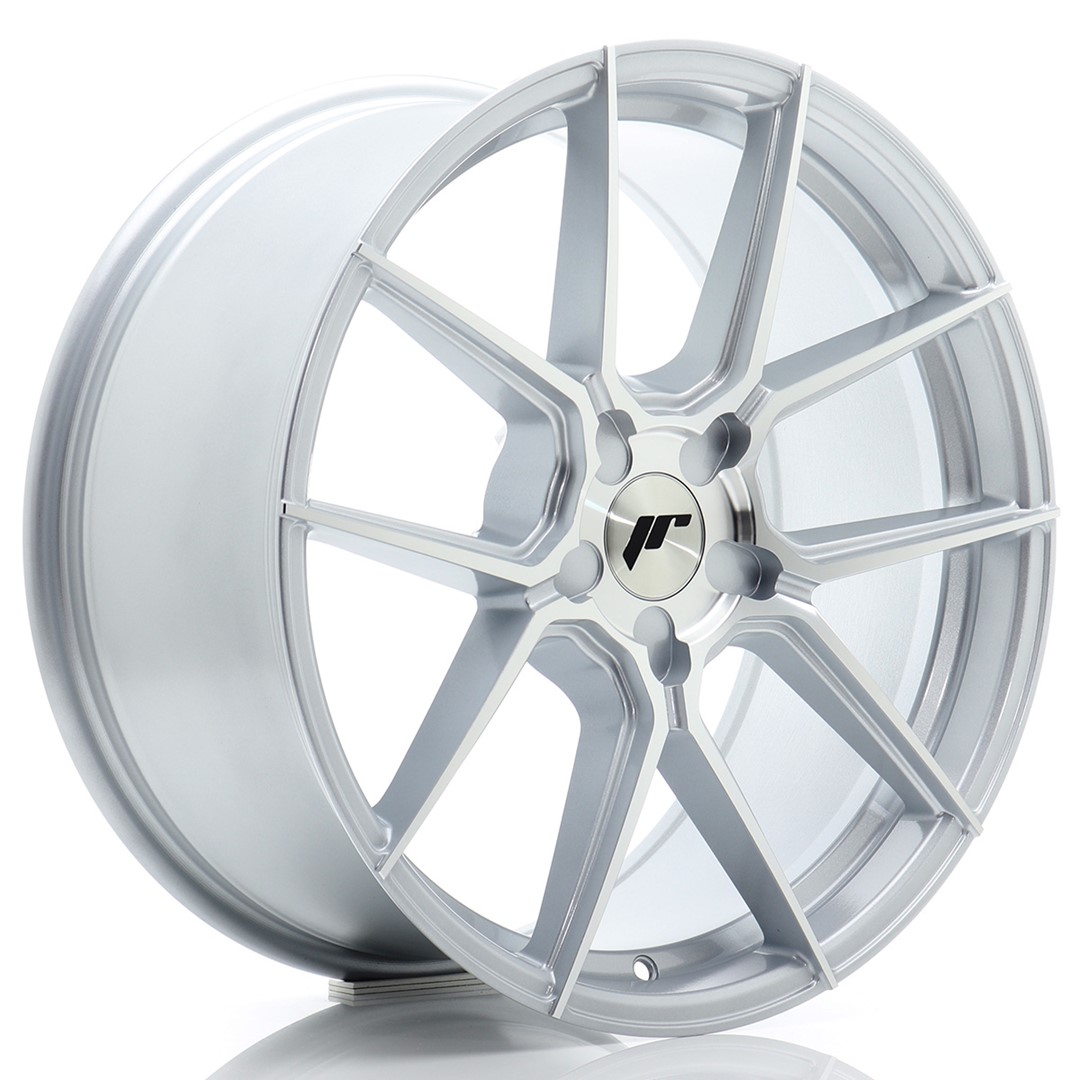 JR Wheels JR30 19x8 ET20-40 5H BLANK Silver Machined Face Alloy Wheel