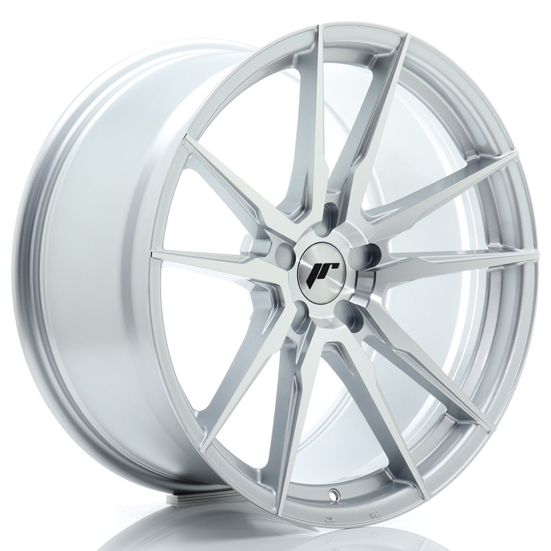 JR Wheels JR21 20x9 ET20-35 5H BLANK Silver Machined Face Alloy Wheel
