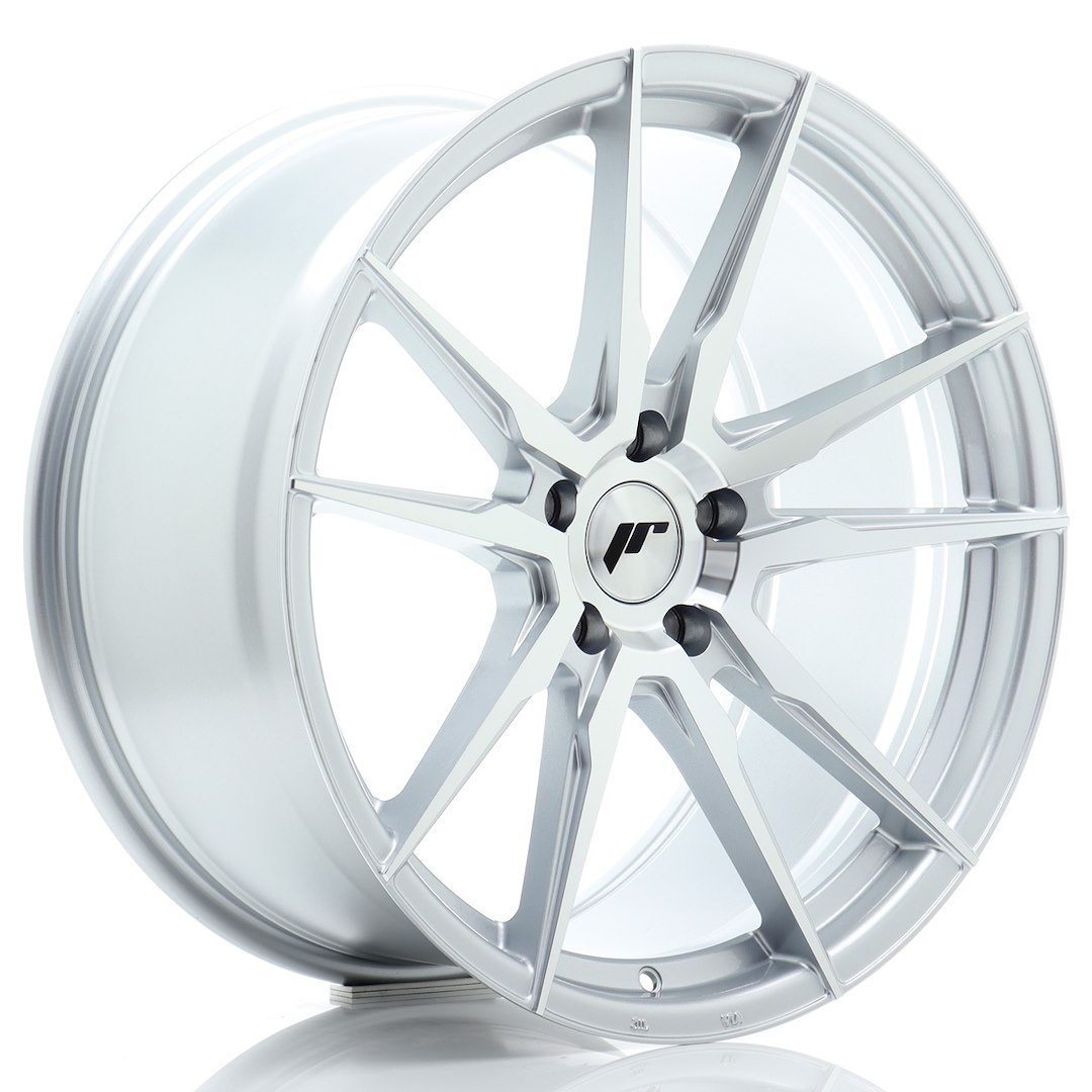 JR Wheels JR21 20x10 ET40 5x120 Silver Machined Face Alloy Wheel