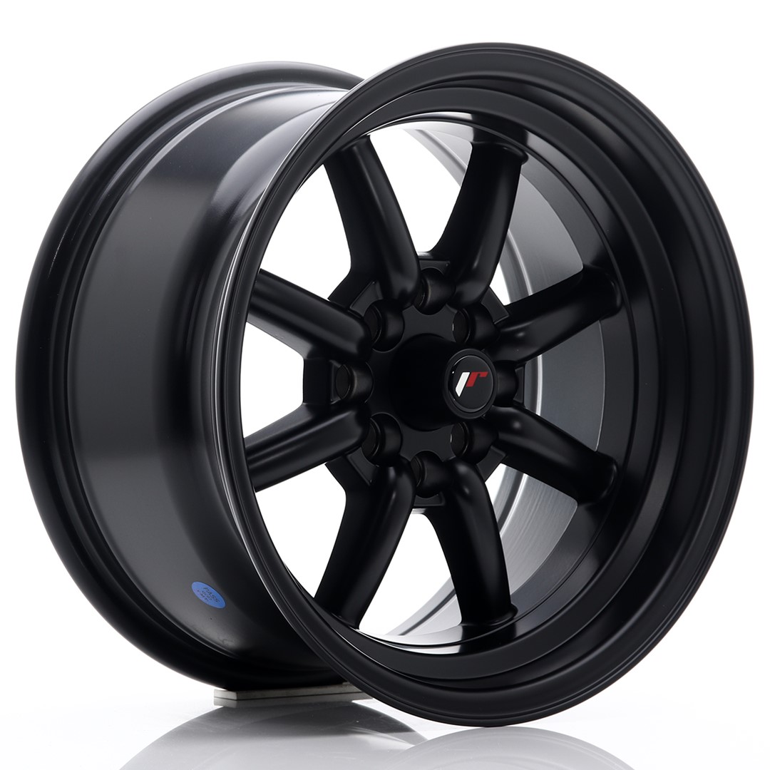 JR Wheels JR19 15x8 ET0 4x100/114 Matt Black Alloy Wheel