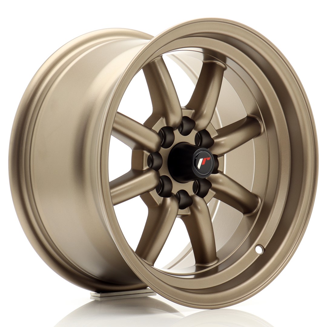 JR Wheels JR19 15x8 ET0 4x100/114 Matt Bronze Alloy Wheel