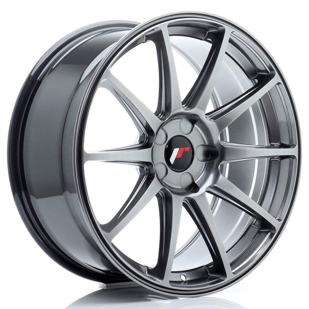 JR Wheels JR11 19x8,5 ET20-42 5H BLANK Hyper Black Alloy Wheel