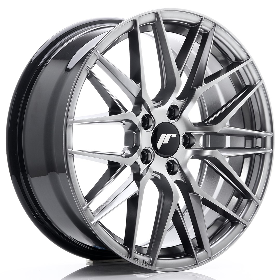 JR Wheels JR28 18x7,5 ET35 5x100 Hyper Black Alloy Wheel