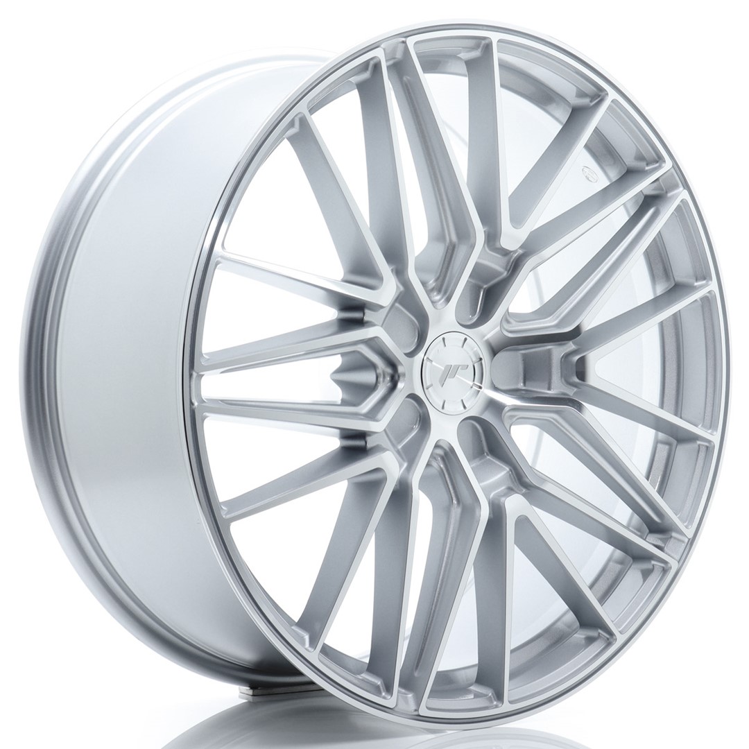 JR Wheels JR38 21x9 ET10-52 5H BLANK Silver Machined Face Alloy Wheel