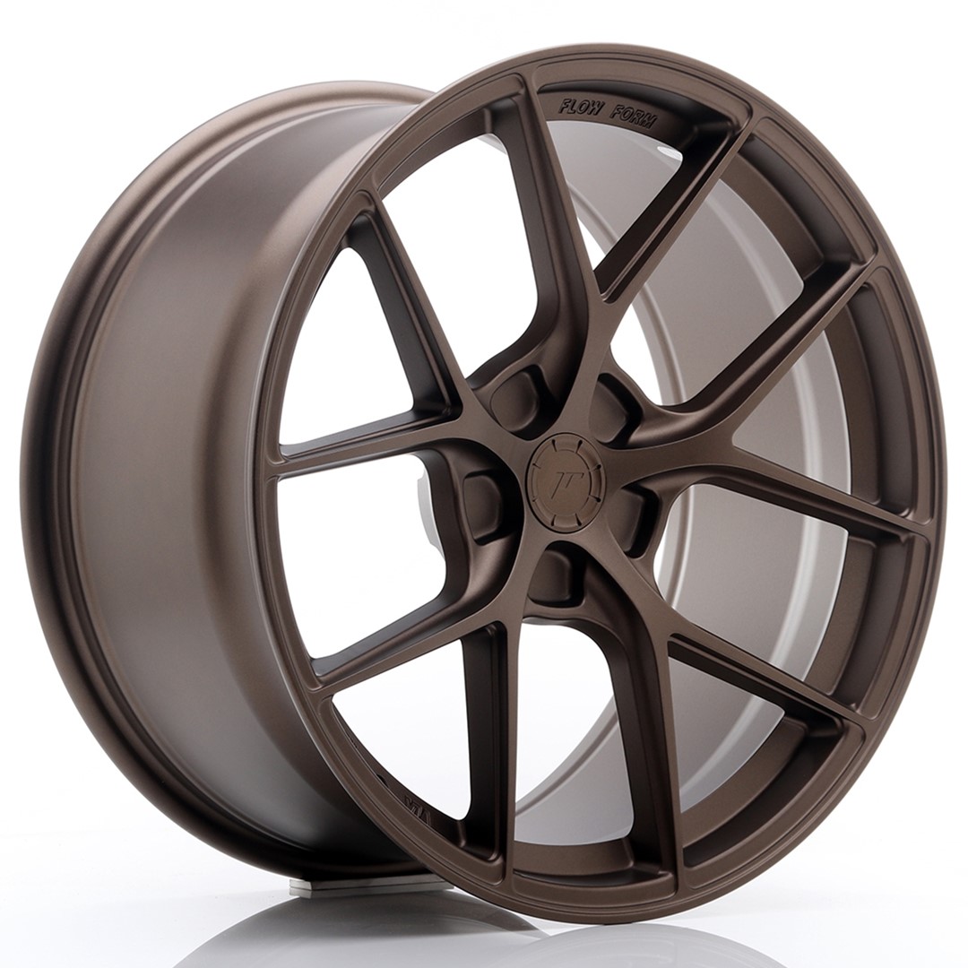 JR Wheels SL01 19x9 ET20-35 5H BLANK Matt Bronze Alloy Wheel