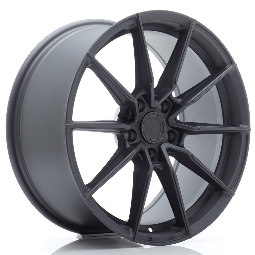 JR Wheels SL02 18x8 ET40 5x112 Matt Gun Metal Alloy Wheel