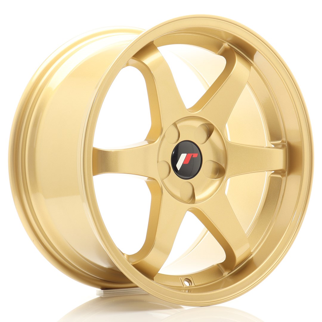 JR Wheels JR3 18x9 ET15-40 5H BLANK Gold Alloy Wheel