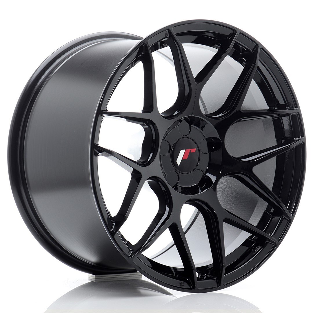 JR Wheels JR18 18x10,5 ET0-25 BLANK Gloss Black Alloy Wheel