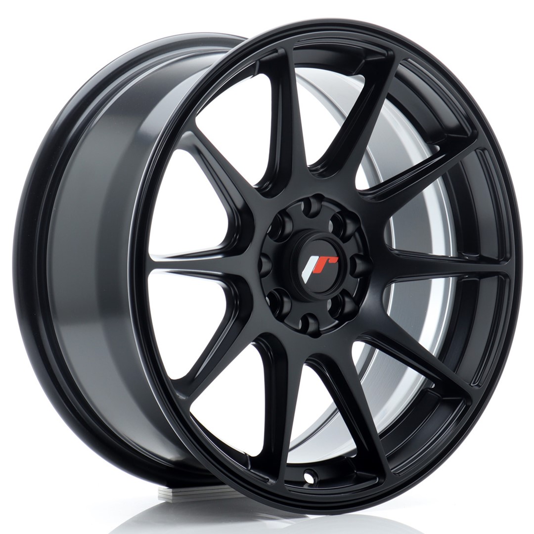 JR Wheels JR11 16x7 ET30 4x100/114 Matt Black Alloy Wheel