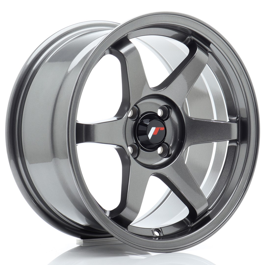 JR Wheels JR3 16x8 ET25 4x100 Gun Metal Alloy Wheel