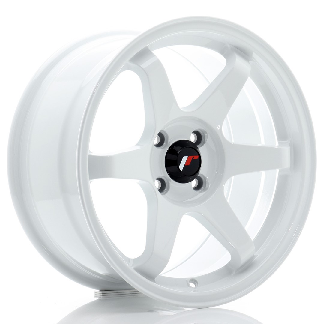 JR Wheels JR3 16x8 ET25 4x100 White Alloy Wheel