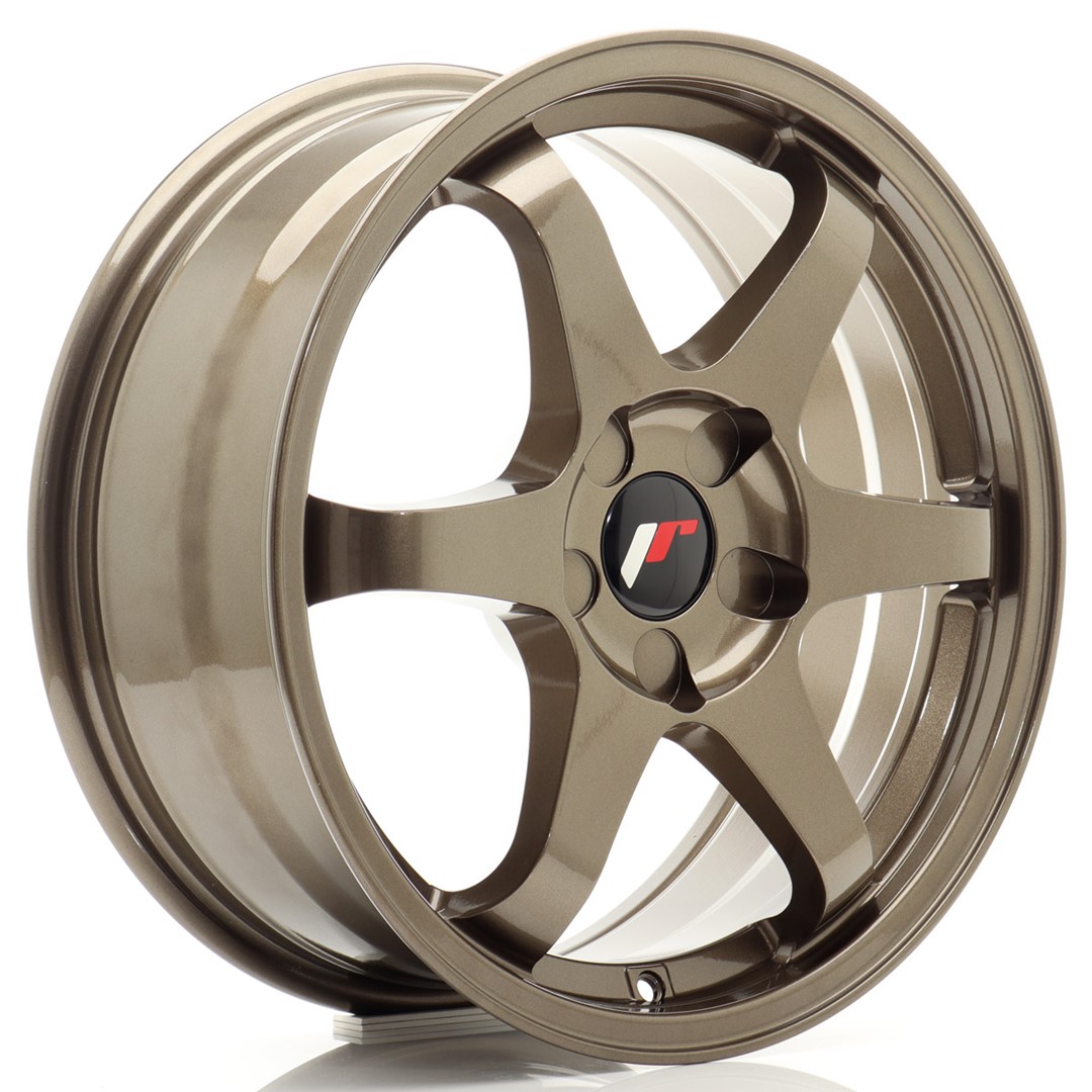 JR Wheels JR3 17x7 ET20-42 5H BLANK Bronze Alloy Wheel
