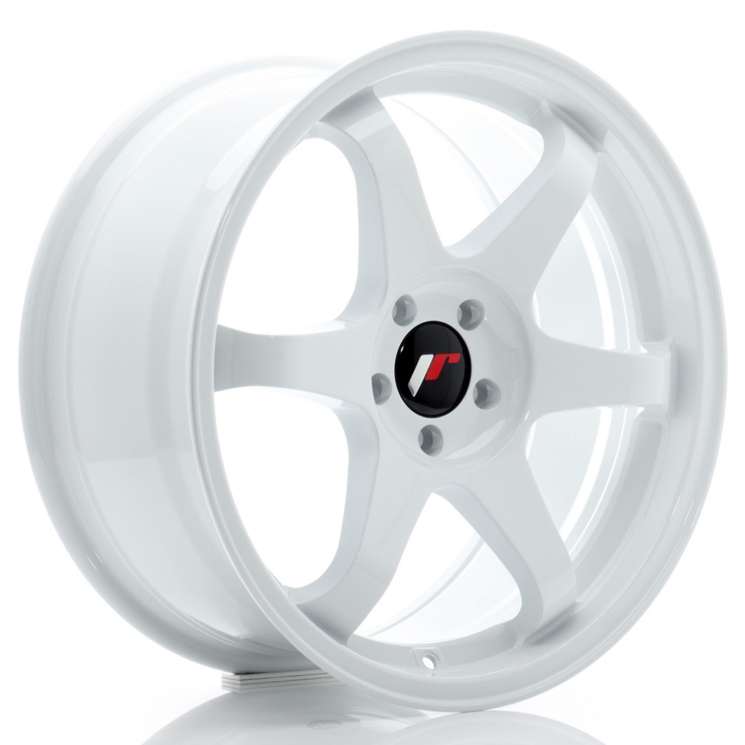 JR Wheels JR3 17x8 ET35 4x100 White Alloy Wheel