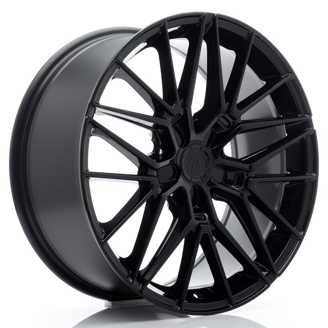 JR Wheels JR38 19x8 ET25 5x112 Gloss Black Alloy Wheel