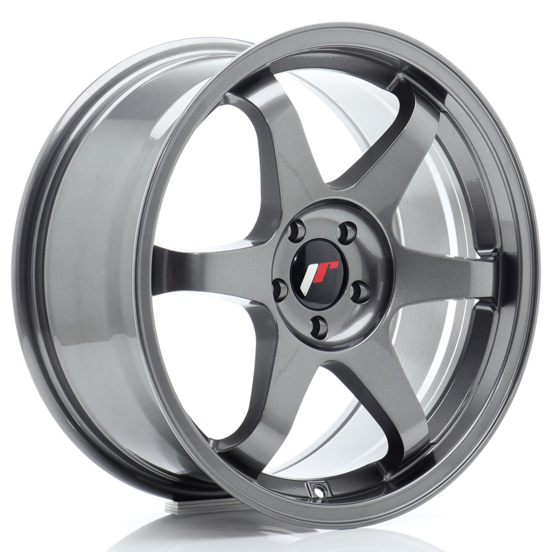 JR Wheels JR3 17x8 ET35 5x100 Gun Metal Alloy Wheel