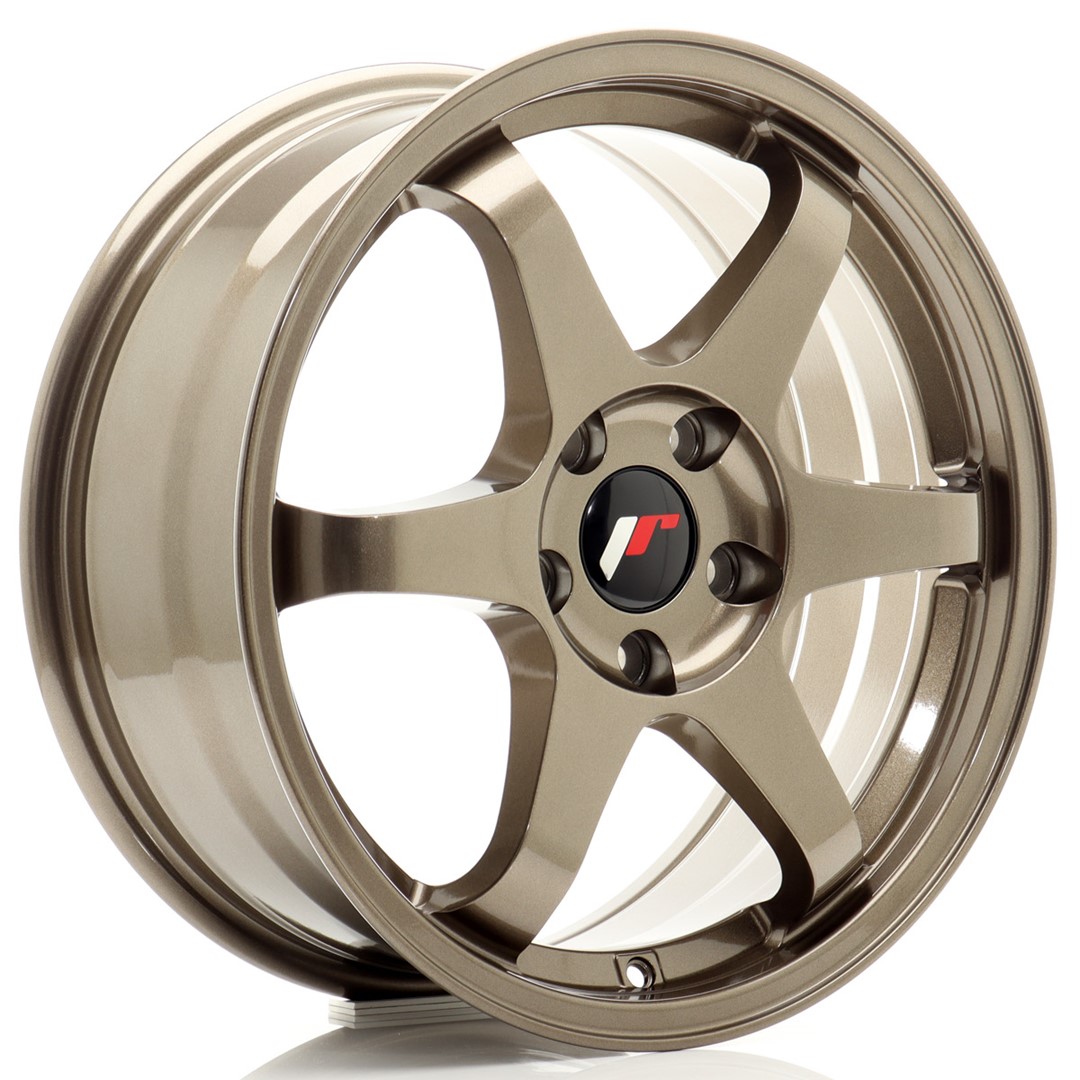 JR Wheels JR3 17x7 ET25 4x108 Bronze Alloy Wheel