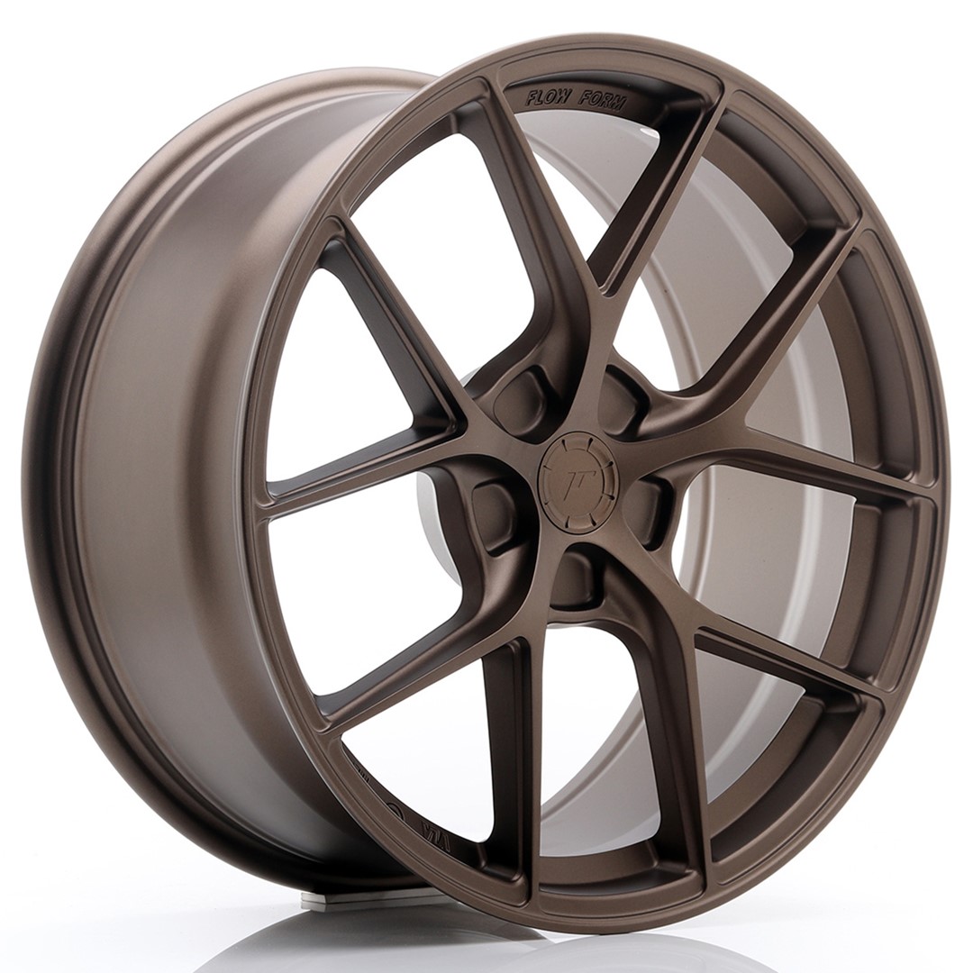 JR Wheels SL01 19x8 ET20-40 5H BLANK Matt Bronze Alloy Wheel