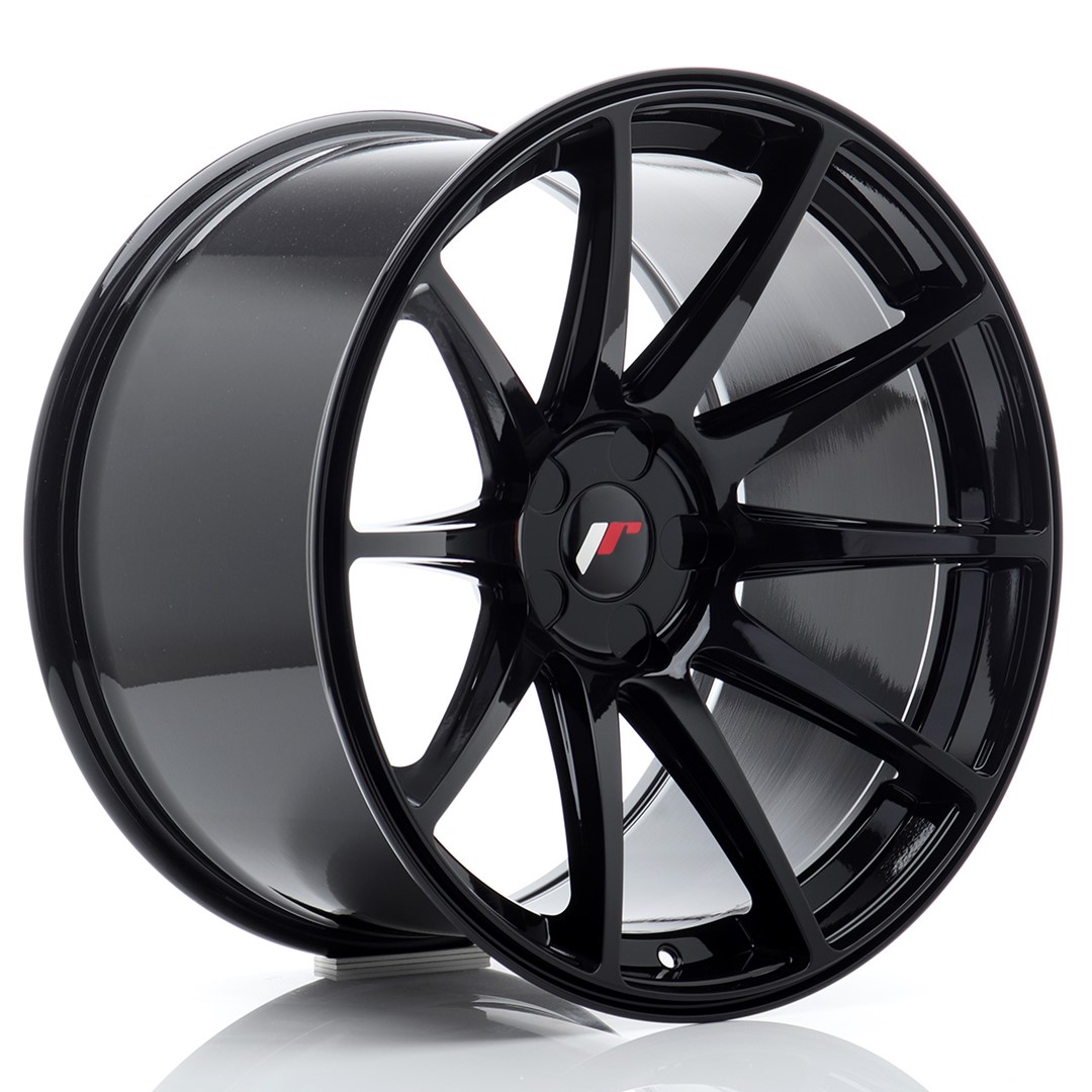 JR Wheels JR11 19x11 ET15-25 5H BLANK Gloss Black Alloy Wheel
