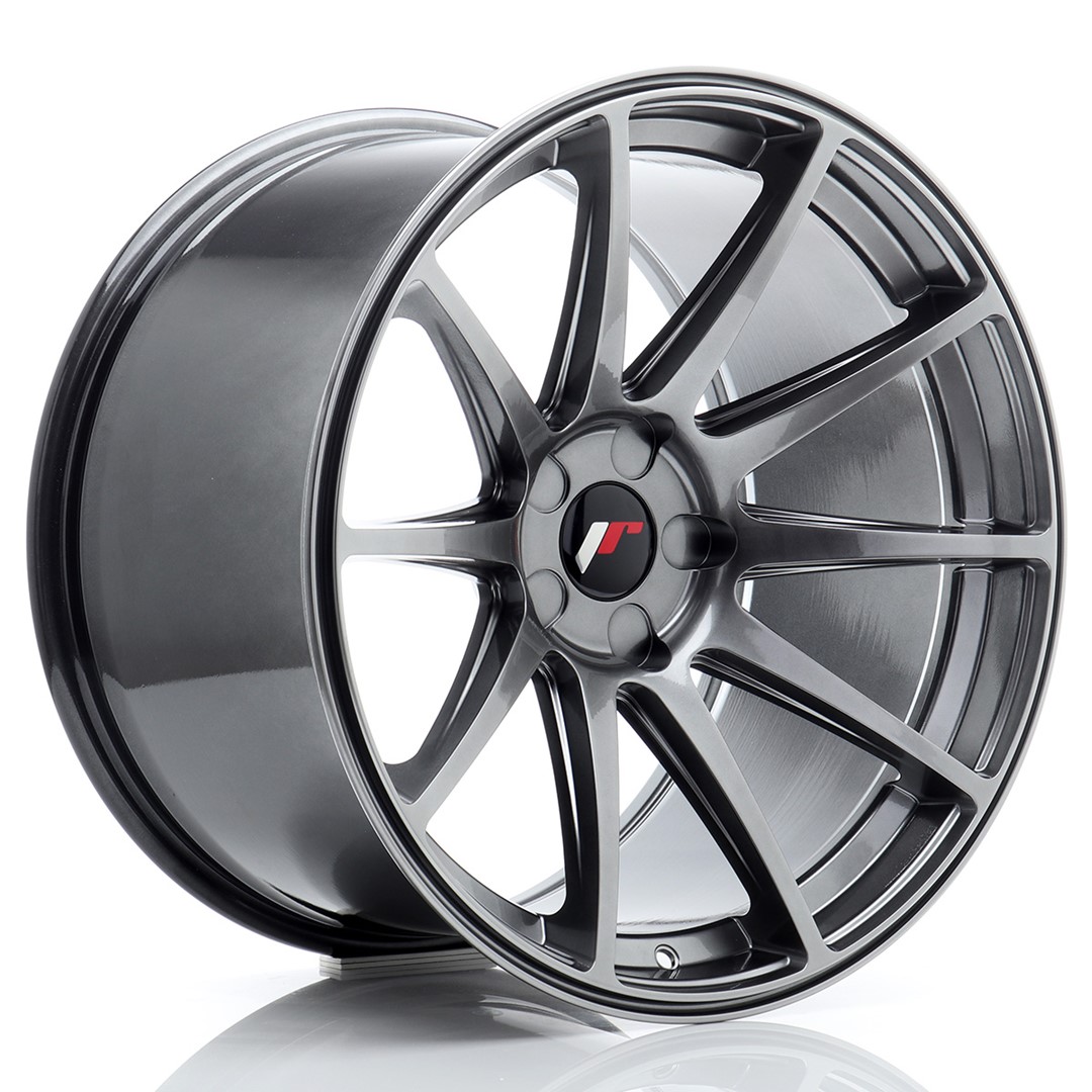 JR Wheels JR11 19x11 ET15-25 5H BLANK Hyper Black Alloy Wheel